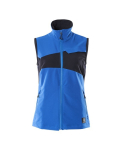 Dames gilet Maat azuurblauw/zwart-blauw, Mascotte Versnellen