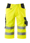 Dreiviertel Hose gelb/schwarzblau, MG290 Mascot Safe Supreme Luton