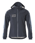 Men's hard shell jacket black-blue, PO115 Mascot Accelerate