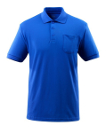 Herren Polo-Shirt Brusttasche kornblau, MG180 Mascot Crossover Orgon