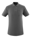 Herren Polo-Shirt Brusttasche dunkelanthrazit, MG180 Mascot Crossover Orgon