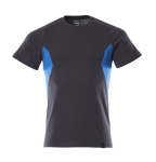 Heren-T-shirt Maat zwart/blauw, BW195 Mascotte Versnellen