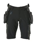 Shorts with hanging pockets black, MG250 Mascot Advanced