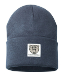 Gebreide muts zwart-blauw, PU300 Mascotte Tribeca Voltooien