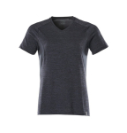 Dames T-shirt Maat gevlekt zwart-blauw, Mascotte Versnellen