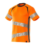 Warnschutz T-Shirt Gr.S, hi-vis orange/dkanthrazit, MG150 Mascot Accelerate Safe 19082