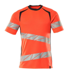 High visibility T-shirt hi-vis red/black-blue, MG150 Mascot Accelerate Safe 19082