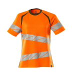 Damen Warnschutz T-Shirt hi-vis orange/moosgrün, MG150 Mascot Accelerate Safe 19092