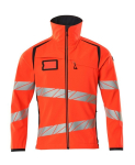 High visibility winter jacket hi-vis red/black-blue, MG330 Mascot Accelerate Safe 19002
