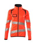 Ladies fleece jumper hi-vis red/black-blue, MG260 Mascot Accelerate Safe 19153