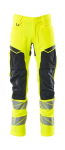trousers with kneepad pockets hi-vis yellow/blackblue, MG265 Mascot Accelerate Safe 19479