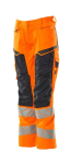 Broek met hoge zichtbaarheid voor dames Maat 34, hi-vis oranje/zwart-blauw Mascotte Versnellen Veilig 19578