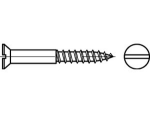 Holzschraube DIN 97 2,0x12 mm, verzinkt Senkkopf