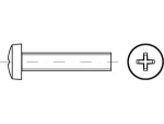 Draadschroef DIN 7985-H M 6x75 mm, gegalvaniseerd Pannenkop met kruisgleuf