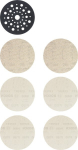 Netzschleifrolle Starter Kit 125 mm inkl. Pad Schoner, 6x + 1 Bosch Expert M480 2.608.901.202