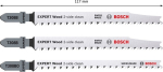 Jigsaw blade set 2x T308B 1x T308BO Bosch Expert 2.608.900.559