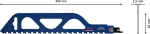 Reciprocating saw blade S1243HM Hollow Brick Bosch Expert 2.608.900.417