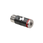 Push-button safety clutch NW 7.4, G 1/4 IG, 12 bar -20°C to 70°C, aluminium