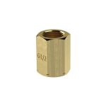 Clamping sleeve 1/2", hexagonal, to DIN 16283 brass