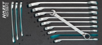 Ratelringsleutelset SW 8-19 mm 12 st. Hazet 163-509/12