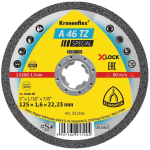 Cutting disc 115x1.6x22.23 mm, straight, X-Lock A 46 TZ Special Klingspor Kronenflex