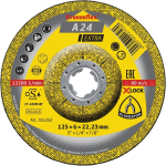 Roughing disc 115x6x22.23 mm, cranked, X-Lock A 24 Extra Klingspor Kronenflex