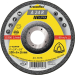 Roughing disc 100x6x16 mm, cranked A 24 R Supra Klingspor Kronenflex