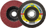 Lamellenslijpschijf 115x22,23 mm, K80 gebogen SMT 924 Special Klingspor