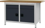 Werkbank BxTxH 1500x859x750 mm anthrazitgrau, RAL 7016