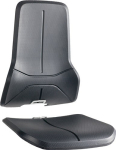Exchangeable cushion for seat and backrest Integral foam black