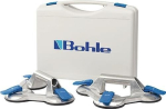 Saugheber-Set Tragfähigkeit 100 kg Kopf-Ø 120 mm 3 Köpfe Aluminium