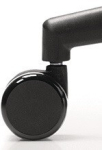 Rollen Rollen-Ø 50 mm für Arbeitsdrehstühle 5 Rollen für harte Böden