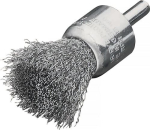 Pinselbürste Ø 17 mm Schaft 6 mm Drahtstärke 0,3 mm Stahl