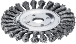 Rundbürste Ø 115 mm Drahtstärke 0,5 mm Stahl Lessmann 472211