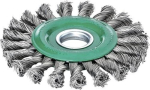 Rundbürste Ø 125 mm Drahtstärke 0,5 mm Edelstahl Lessmann 473811