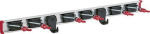 Apparaathouder 2 haken 6 houders Lengte geleiderail 750 mm
