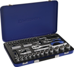 Dopsleutelset 55-delig 1/4 + 1/2" SW 4-32 mm Promat 822346