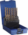 Spiralbohrersatz DIN 338 Typ VA HSS-Co5 Ø 1-10x0,5 mm 19 teilig KU-Box Promat 863072