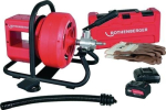 Reinigingsmachine voor batterijbuizen 18 V 8 Ah voor buis Ø 40-100 mm Rothenberger RODRUM VarioClean + Akku