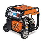 Stroomgenerator 6,5 kW benzine Unicraft PG-E 80 TEA