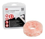 Druckverschluss 25mm Breite 2,5m Länge transluzent 3M Dual Lock SJ356B