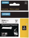 Scriptband 24 mm / 5,5 m zwart op wit DYMO 1734523