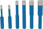 Fliesenbohrset 6-teilig Ø 5, 6, 8, 10, 12, 14 mm Tyrolit DDT HEX