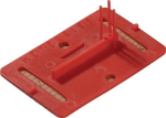 Metermarkering en asplaat voor L80xB50 mm Rothbucher Systeme RS21