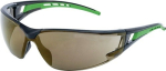 Safety goggles Black/green temples, mirrored lens Pro Fit Racer 2.0