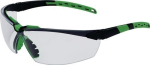Safety goggles Black/green temples, clear lens Pro Fit Sprinter
