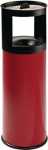 Afvalbak met deksel 40 liter H800xØ310 mm zwart