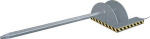 Hefdoorn 1500 kg Totale lengte 3800 mm Verzinkt Verzinkt
