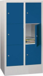 Vakkenkast 6 vakken HxBxD 1187x600x500 mm RAL 7035 RAL 5010