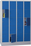 Compartimentenkast 20 compartimenten HxBxD 1850x1200x500 mm RAL 7035 RAL 5010